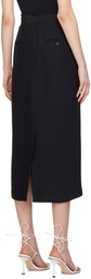 CO Black Tailored Midi Skirt