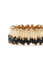 Suzanne Kalan 18kt Yellow Gold Stacker Mini Sapphire Eternity Band