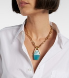 La DoubleJ Portal gold-plated chain necklace