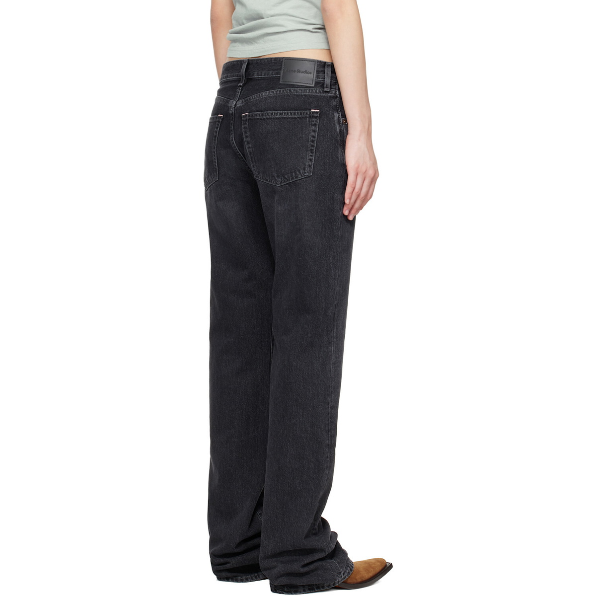 Acne Studios Black Regular Fit 2009F Jeans