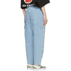 Gosha Rubchinskiy Blue Carpenter Fit Jeans