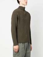 STONE ISLAND - Cotton Blend Turtle-neck Jumper