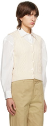Dunst Beige Buttoned Vest