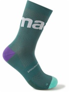 MAAP - Training Colour-Block Stretch-Knit Socks - Green
