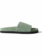 Mr P. - David Regenerated Suede by evolo® Sandals - Green