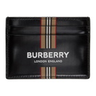 Burberry Black Icon Stripe Card Holder