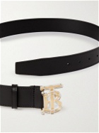 Burberry - 3.5cm Leather Belt - Black