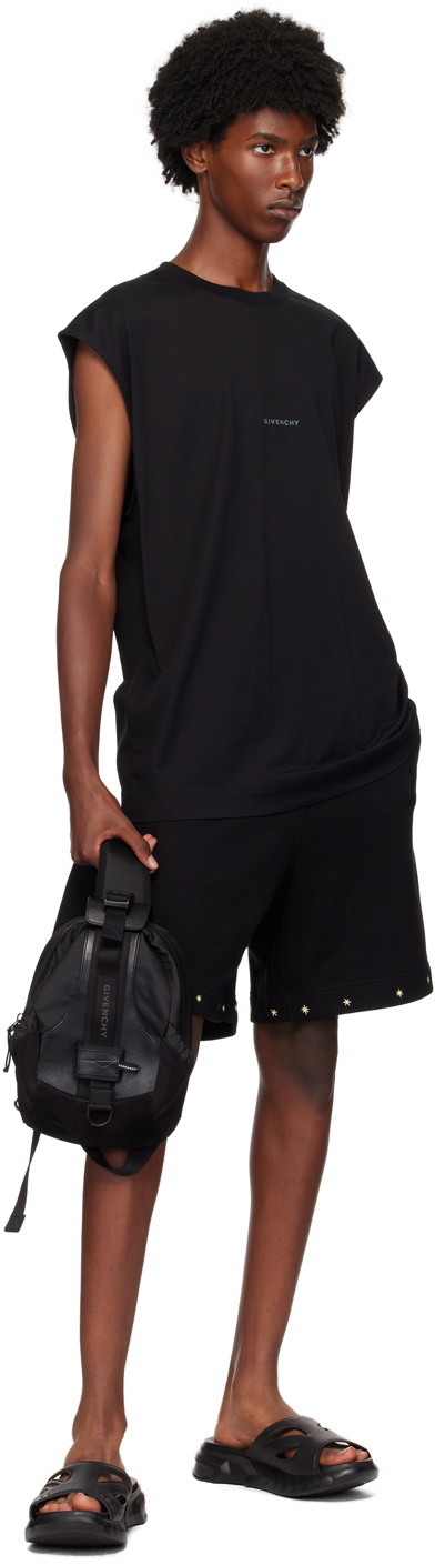 Givenchy Black Logo Tank Top