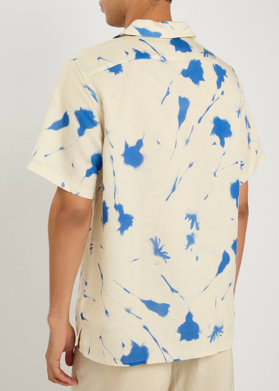 PS Paul Smith Printed Woven Shirt White