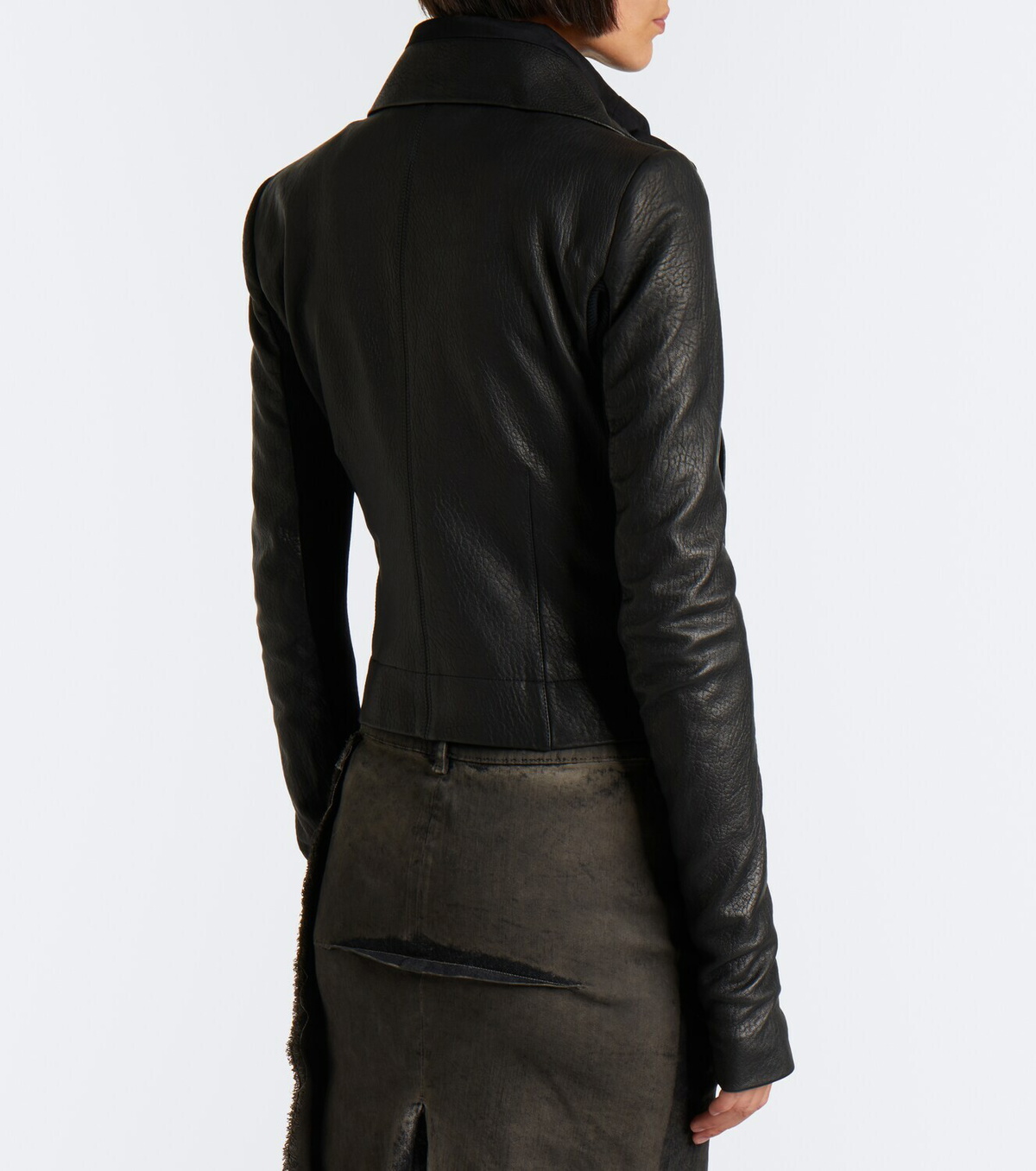 Rick Owens Leather biker jacket