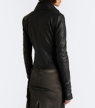 Rick Owens Leather biker jacket