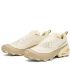MM6 Maison Margiela Men's x Salomon Sneaker in Vanilla Ice/Eucalyptus/Transparent Yellow