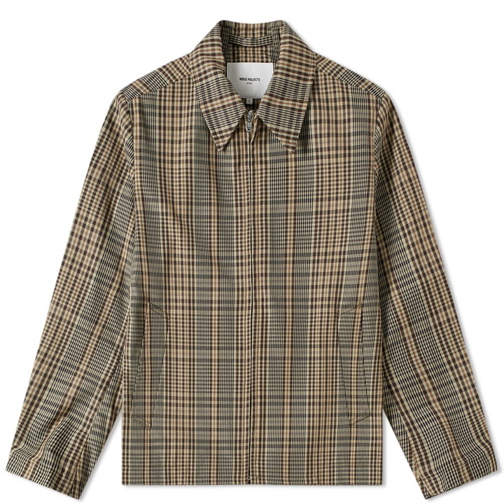 Photo: Norse Projects Elliot Compact Twill Jacket Check