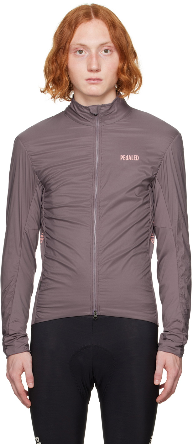 PEdALED Purple Packable Jacket