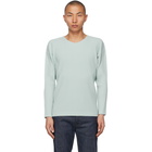 Homme Plisse Issey Miyake Blue Monthly Color February Long Sleeve T-Shirt