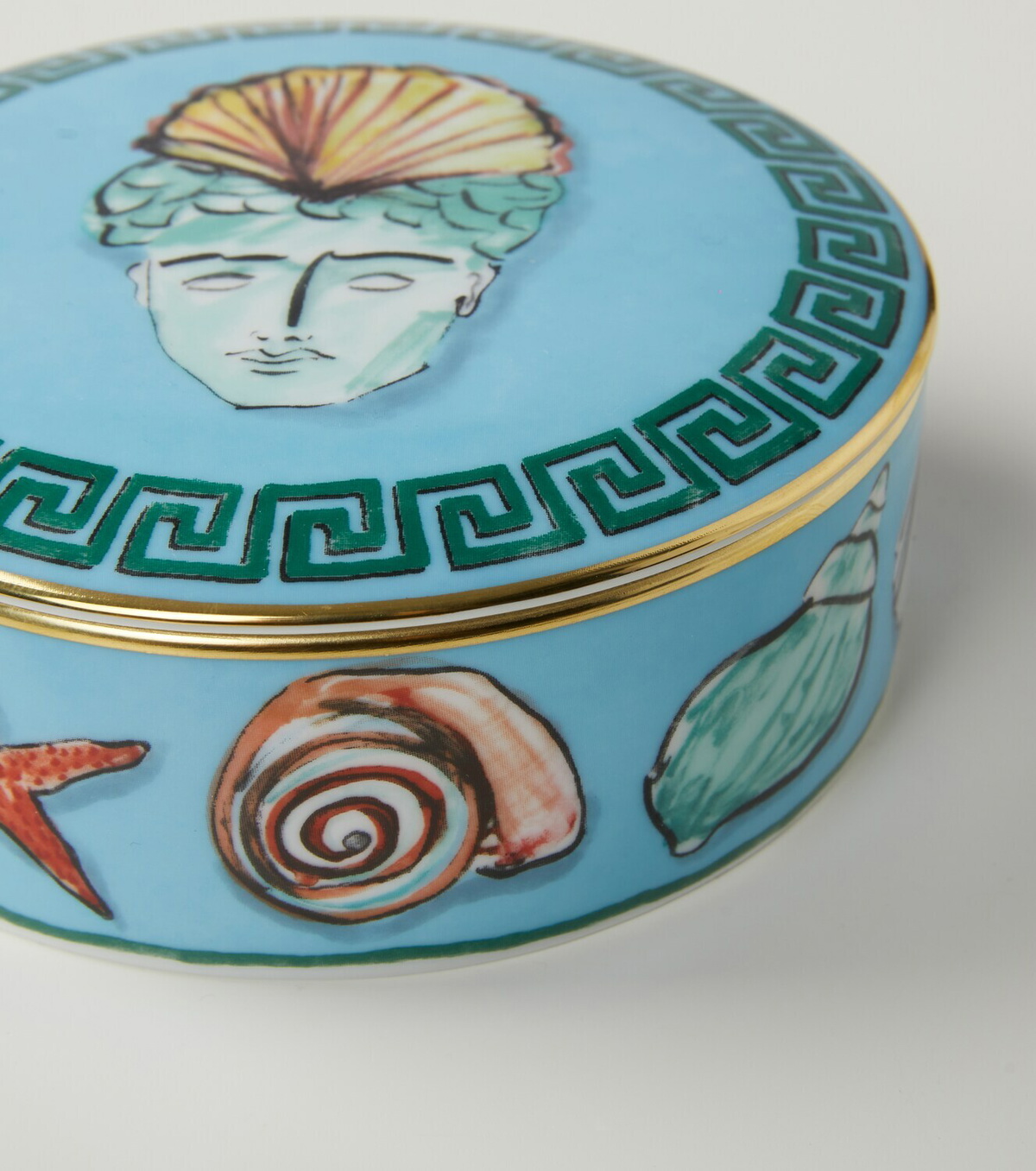 Assiette Ovale Richard Ginori 1735 - Collection 'Il Viaggio Di Nettuno' - 34 Cm - Blanc - Occasion