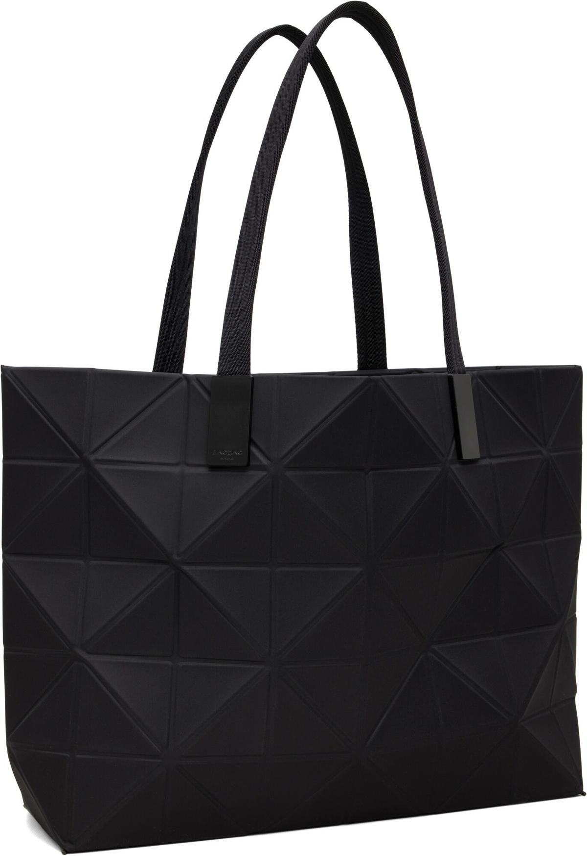 BAO BAO ISSEY MIYAKE Black Track Tote