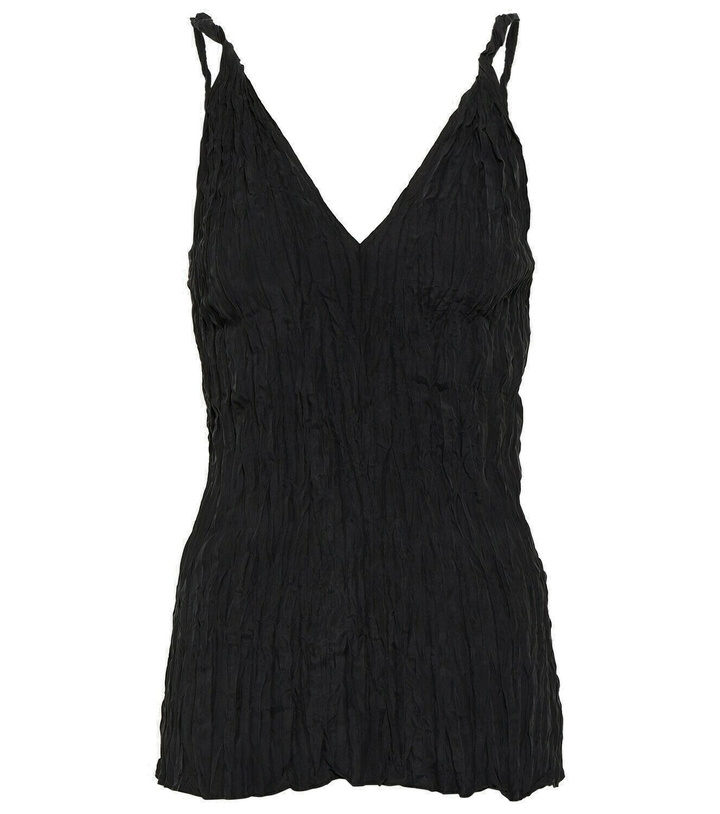 Photo: Toteme Silk V-neck top