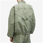 Sunspel Men's x Nigel Cabourn Woven Army Jacket in Army Green