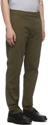 Nudie Jeans Green Alvin Trousers