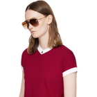 Versace Gold Aviator Sunglasses