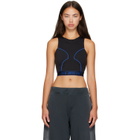 Off-White Black Logoband Lycra Tank Top
