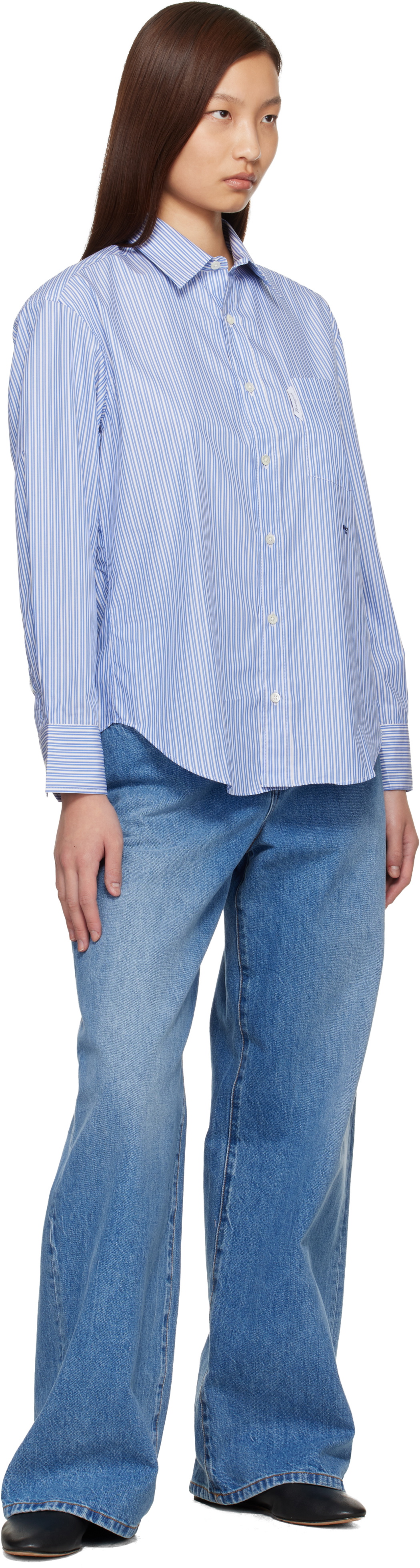 HommeGirls Blue Oxford Shirt