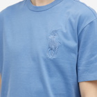 Polo Ralph Lauren Men's Big Pony T-Shirt in Nimes Blue
