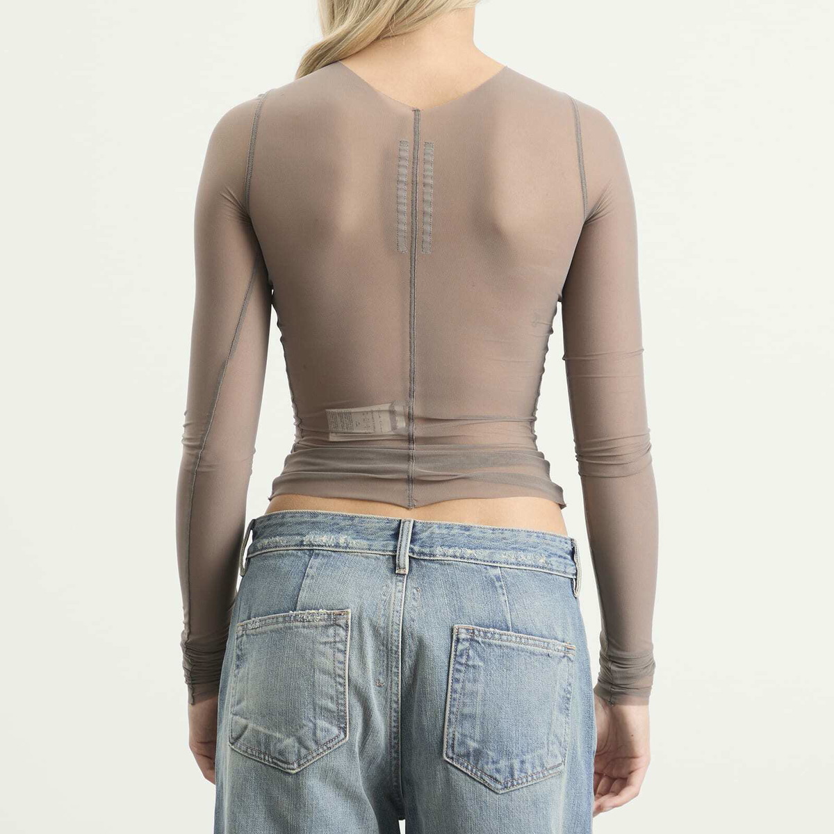 Rick Owens Women's Temple Top with Bandeau in Dust