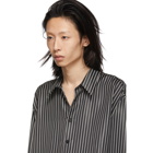 Joseph Black Striped Martin Shirt