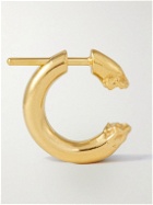 Maria Black - Terra 14mm Gold-Plated Single Hoop Earring
