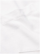Ralph Lauren Purple label - Cotton-Pique Polo-Shirt - White