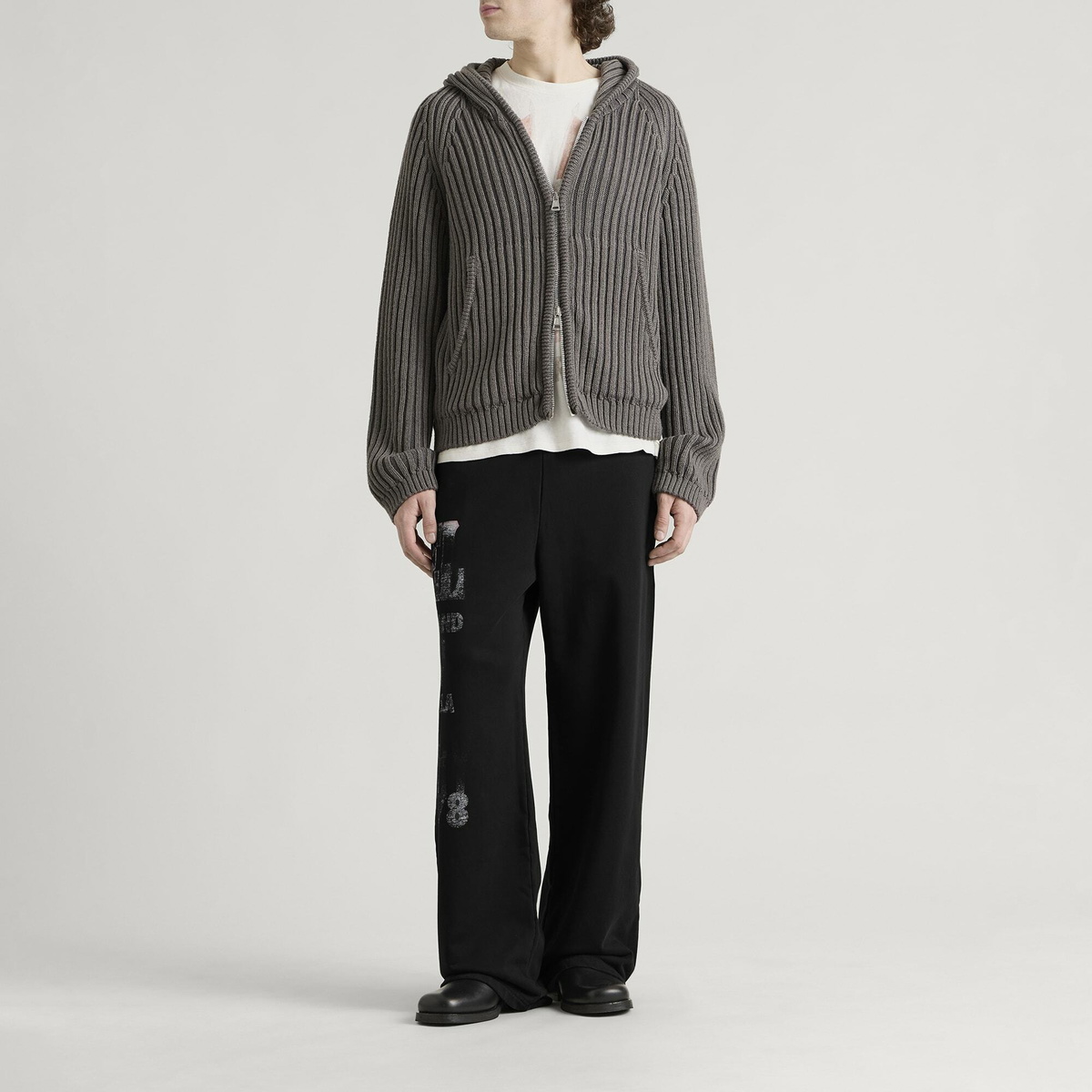 Diesel Men's Tour Open Hem Sweatpants in Black