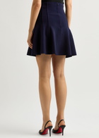 Norma Kamali Grace Stretch-jersey Mini Skirt Dark Navy