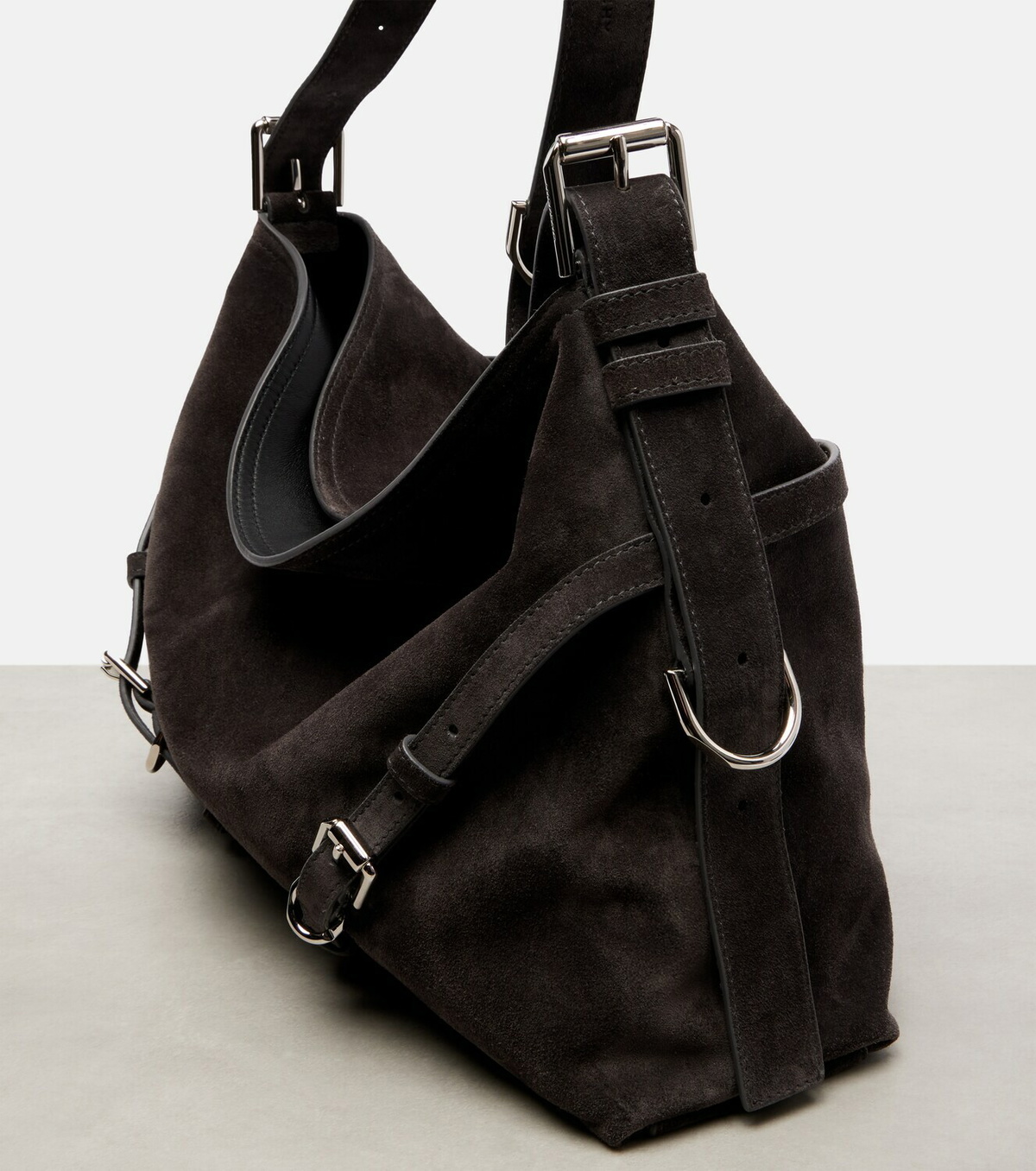 Givenchy Voyou Medium suede shoulder bag