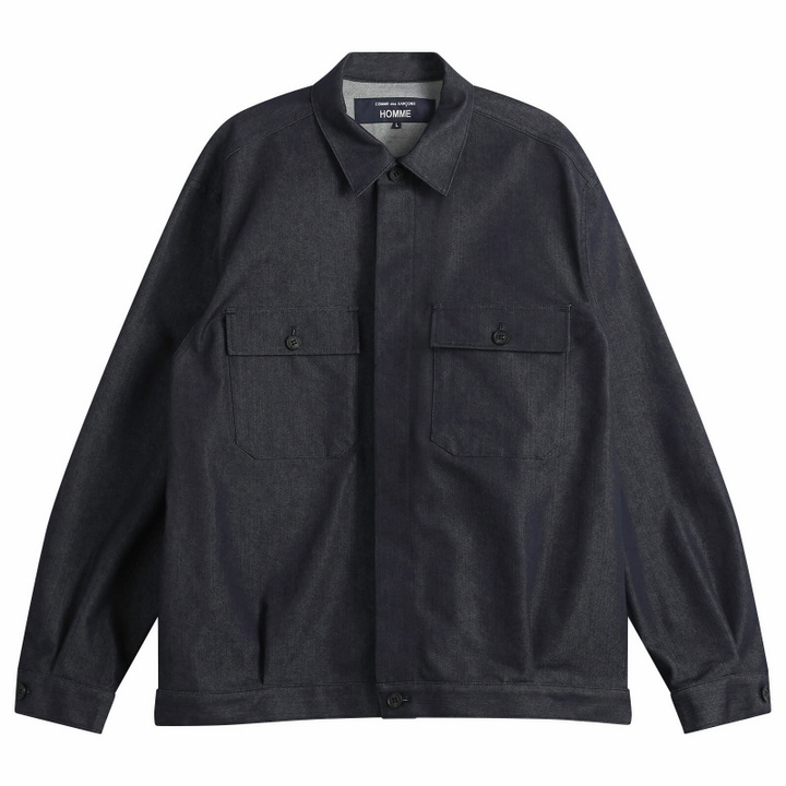 Photo: Comme des Garçons Homme Men's Denim Jacket in Navy White