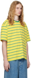 SUNNEI Yellow Striped Over T-shirt