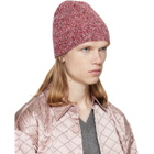 Dries Van Noten Red Embroidered Beanie