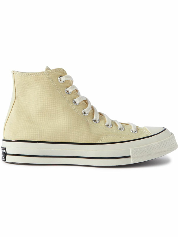 Photo: Converse - Chuck 70 Recycled Canvas High-Top Sneakers - Neutrals