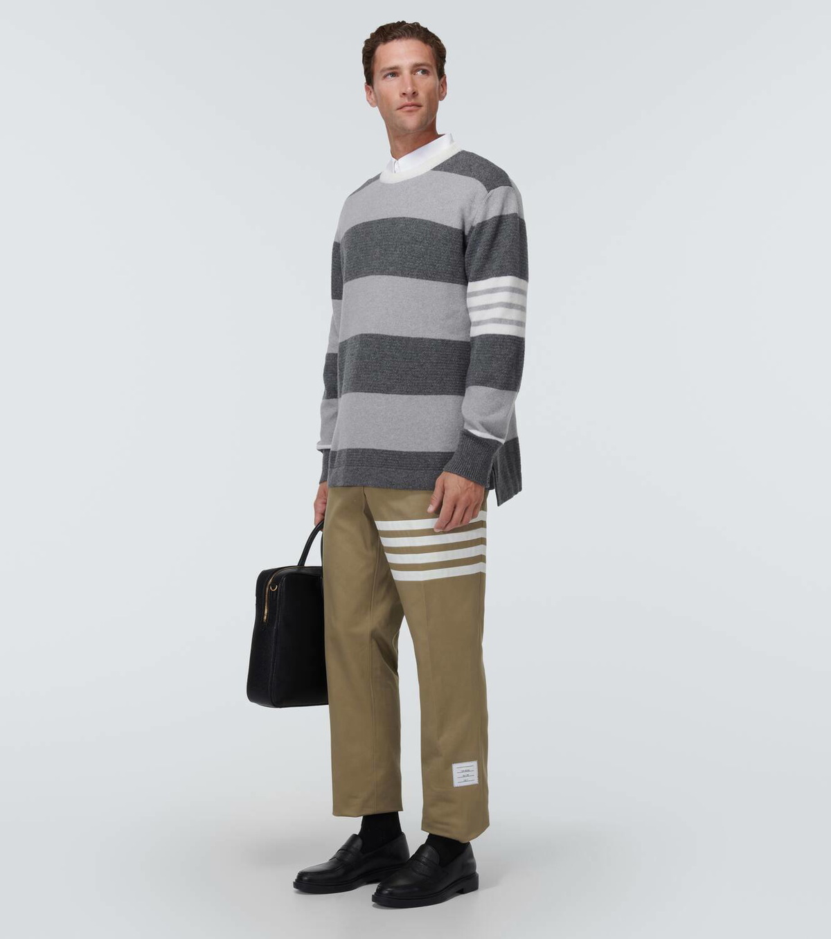 Thom Browne Rugby striped merino wool sweater Thom Browne