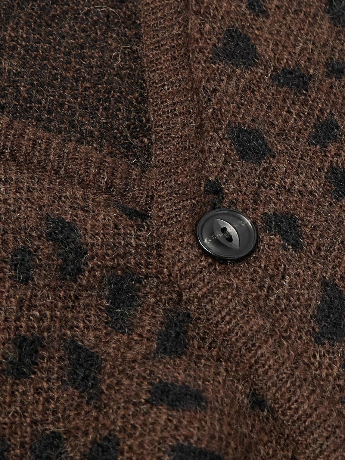 Wacko Maria - Leopard-Print Woven Cardigan - Animal print