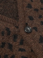 Wacko Maria - Leopard-Print Woven Cardigan - Animal print