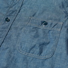 orSlow Men's Work Shirt in Chambray
