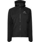 Arc'teryx - Atom SL Slim-Fit Padded Nylon-Ripstop and Stretch-Jersey Hooded Jacket - Men - Black