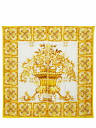 DOLCE & GABBANA Maiolica Printed Silk Twill Scarf