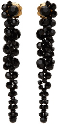 Simone Rocha Black Pierce Through Drip Earrings