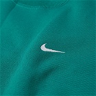 Nike Men's NRG Crew Sweat in Mystic Green/White
