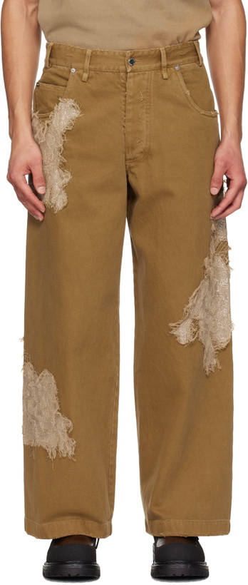 Photo: Song for the Mute Khaki TKL Edition Faded Jeans