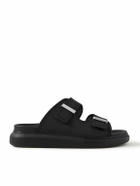 McQueen - Exagerrated-Sole Rubber Slides - Black
