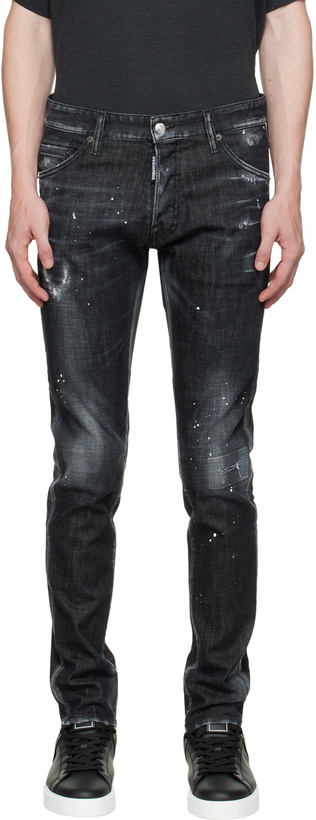 Photo: Dsquared2 Black 'Icon' Cool Guy Jeans